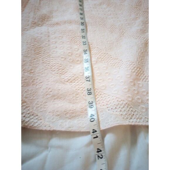 Calvin Klein Women's Cotton Eyelet Trapeze Dress Sz 14W New Lined Knee Length - Picture 11 of 11